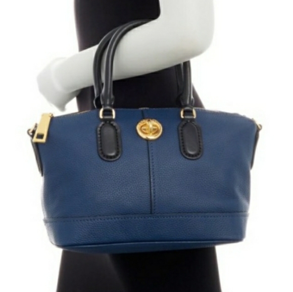 Marc Jacobs Turn-lock Leather Duffel Satchel - Picture 8 of 12